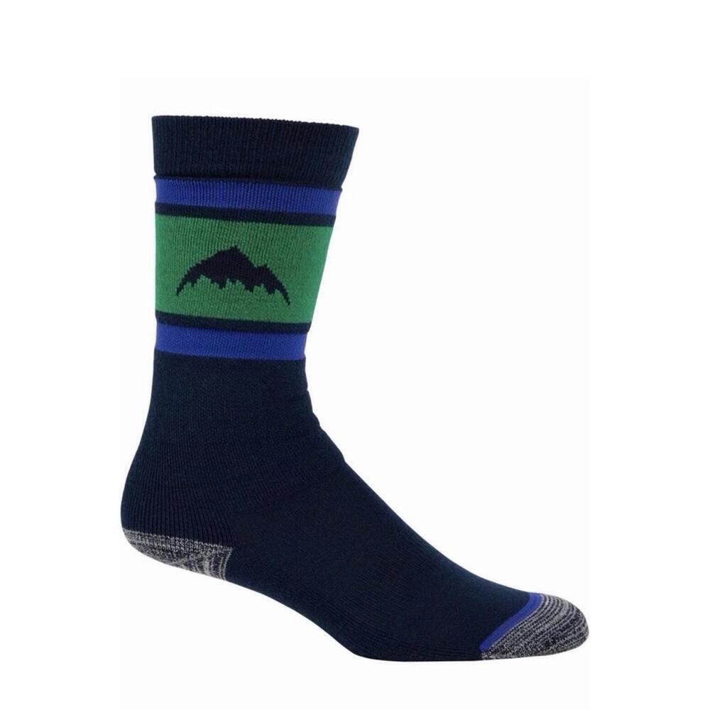 $31 Burton Weekend Midweight 2-Pack -Kids Medium/Large (2-4) Galaxy Green Socks